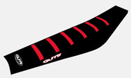 Beta Ribbed Gripper Cover - BLACK / RED RIBS